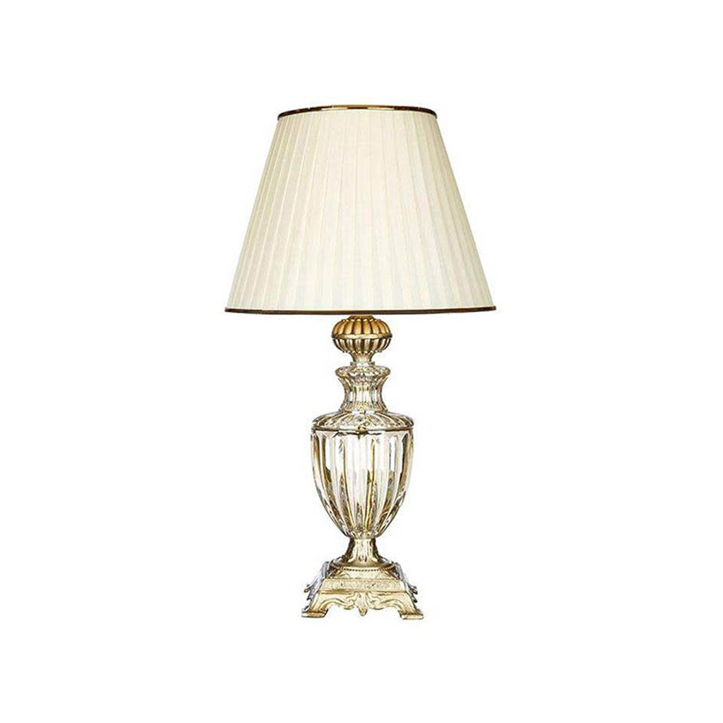 آباژور رومیزی برنزی چشمه نور مدل C2111/1A-CR