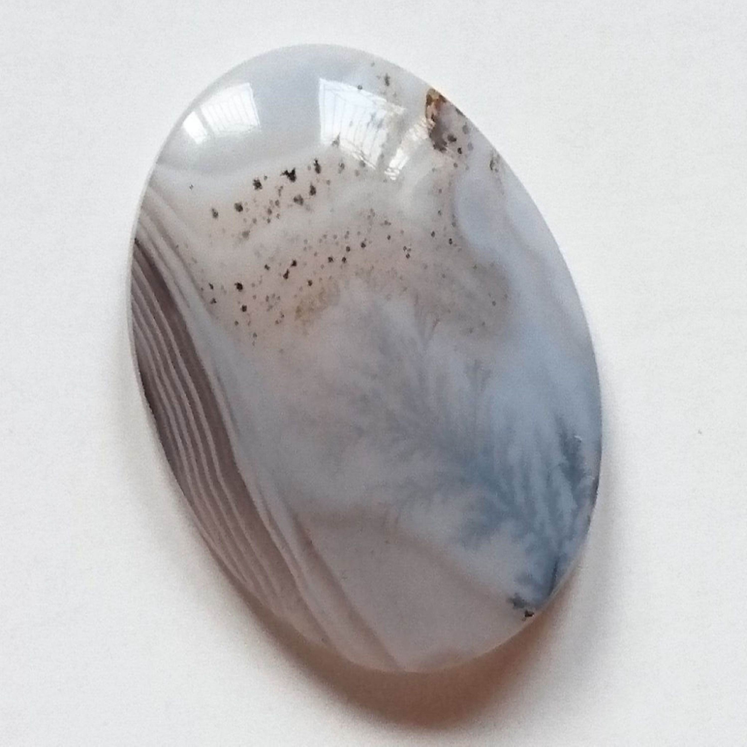 نگین عقیق شجر قائن معدنی (تک درخت)