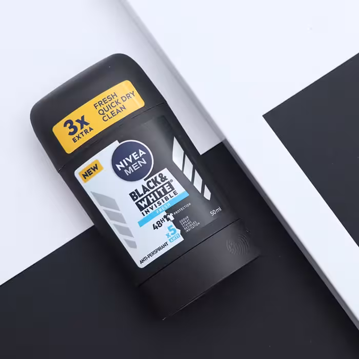 مام صابونی نیوا NIVEA BLACK &amp; WHITE INVISIBLE حجم50میل 91574