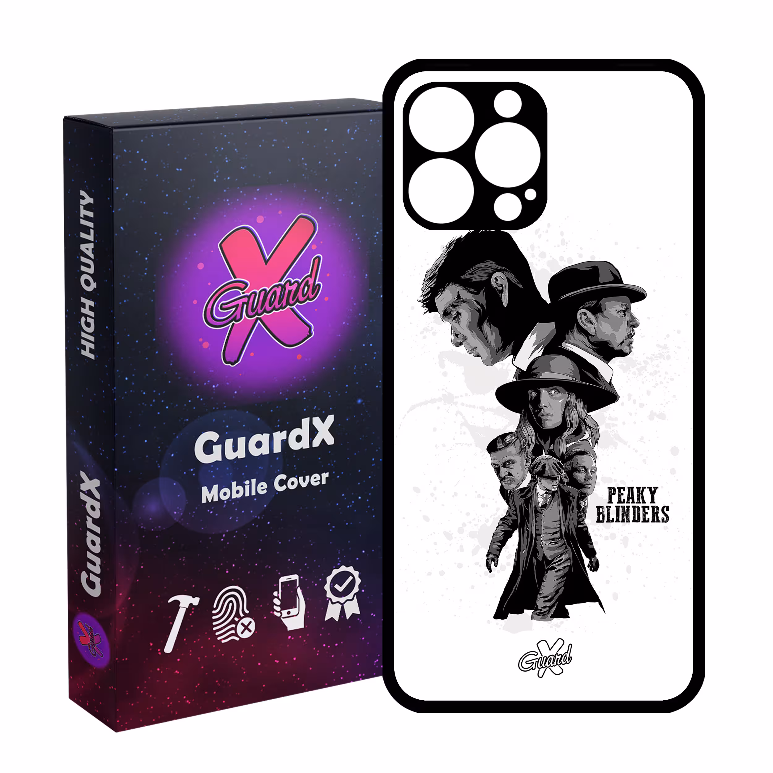 کاور گارد ایکس طرح Peaky Blinders مدل Glass10005 مناسب برای گوشی موبایل اپل iPhone 13 Pro Max