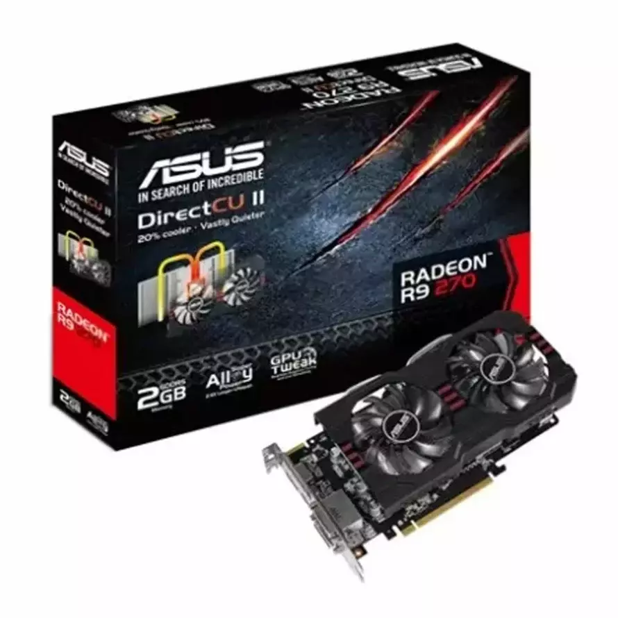 کارت گرافیک ایسوس R9 270 DCII 2GB