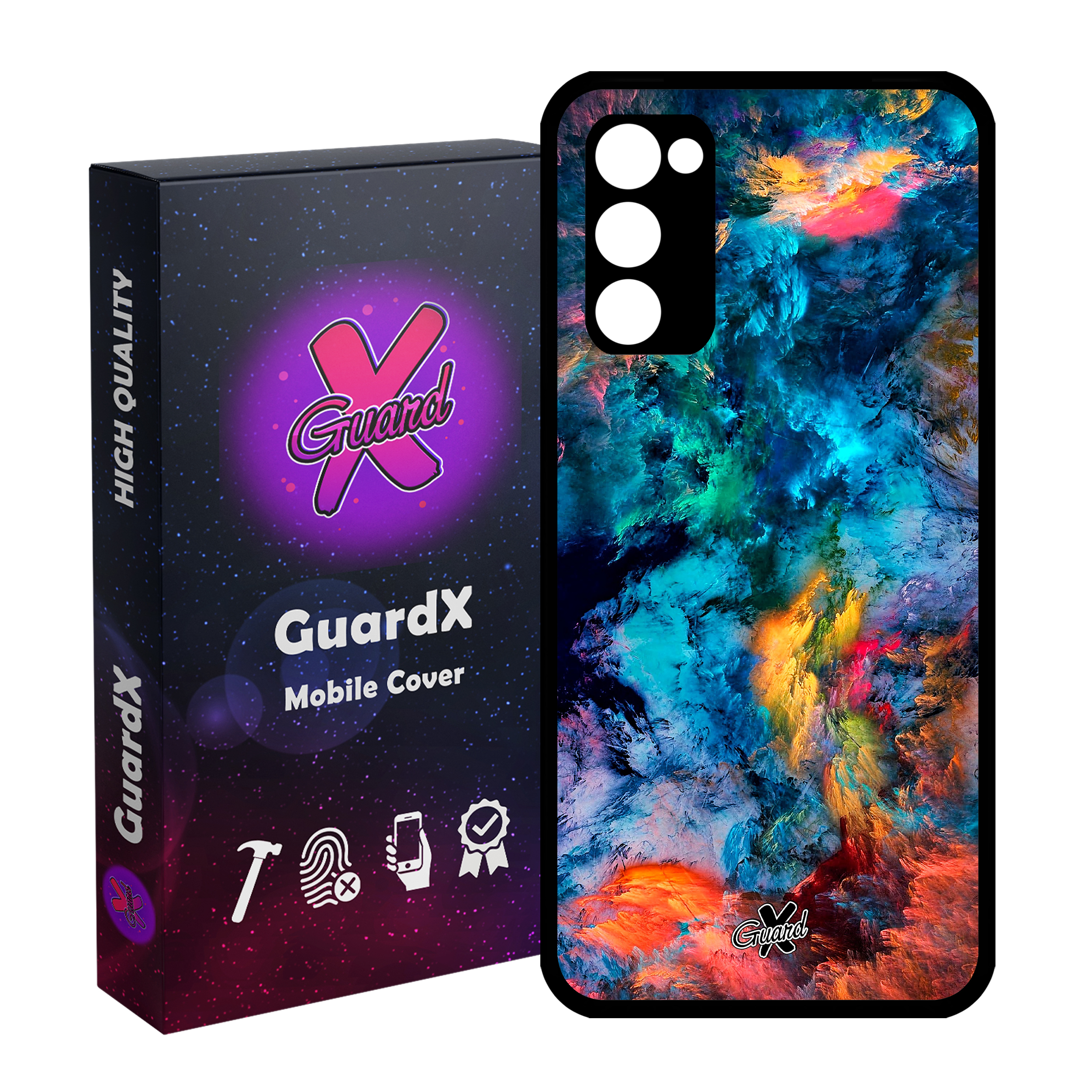 کاور گارد ایکس طرح Colors مدل Glass10117 مناسب برای گوشی موبایل سامسونگ Galaxy S20 FE