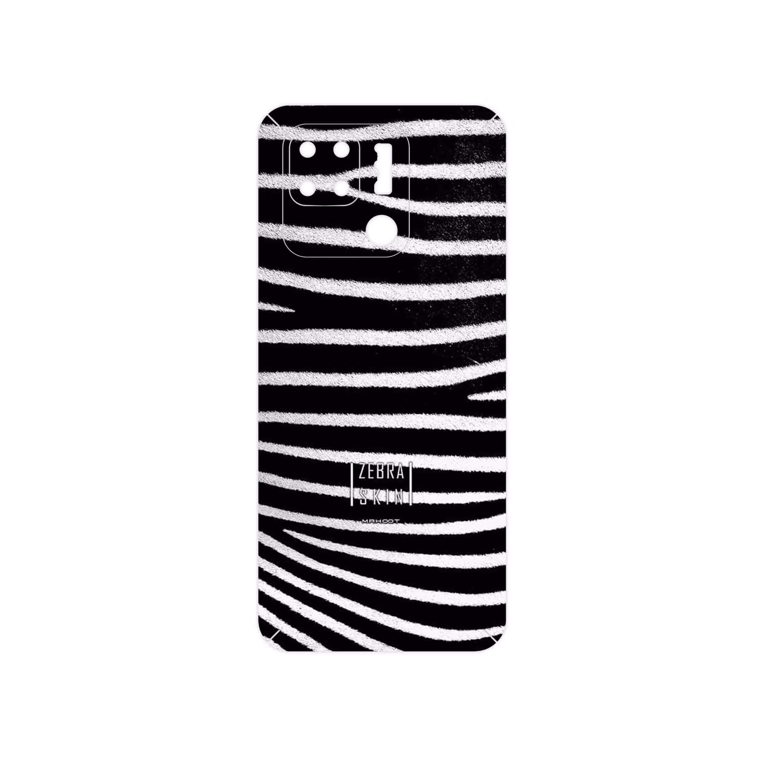 برچسب پوششی ماهوت مدل Zebra Skin مناسب برای گوشی موبایل شیائومی Redmi 10C