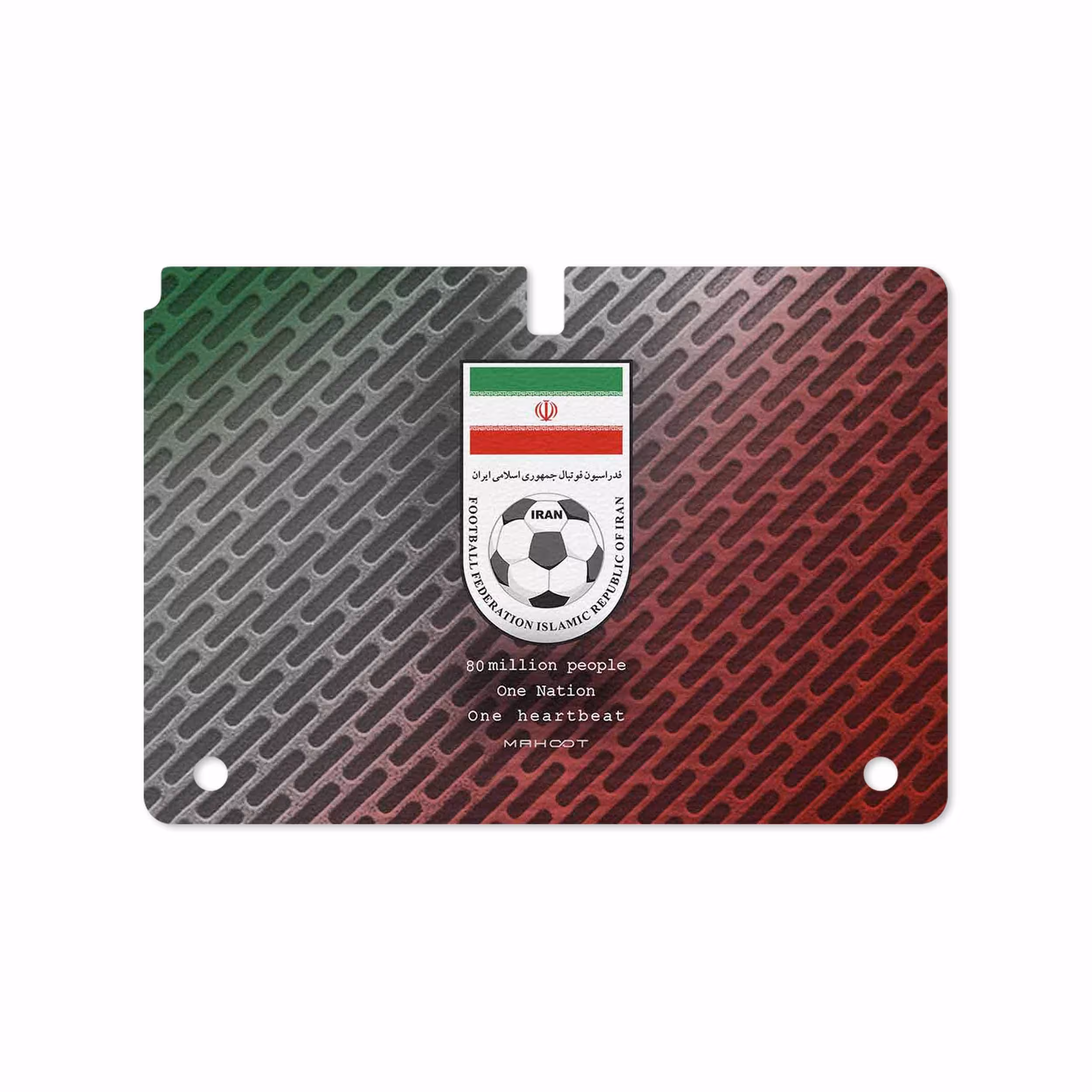 برچسب پوششی ماهوت مدل Iran-National-Football-Team مناسب برای تبلت سامسونگ Galaxy Note 10.1 2012 N8010