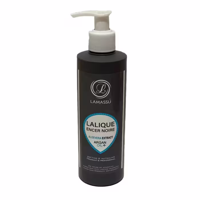 کرم آبرسان لاماسو مدل LALIQUE ENCER NOIRE حجم 250 میلی لیتر