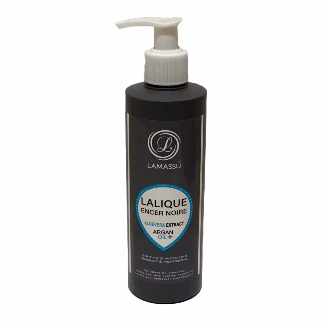 کرم آبرسان لاماسو مدل LALIQUE ENCER NOIRE حجم 250 میلی لیتر
