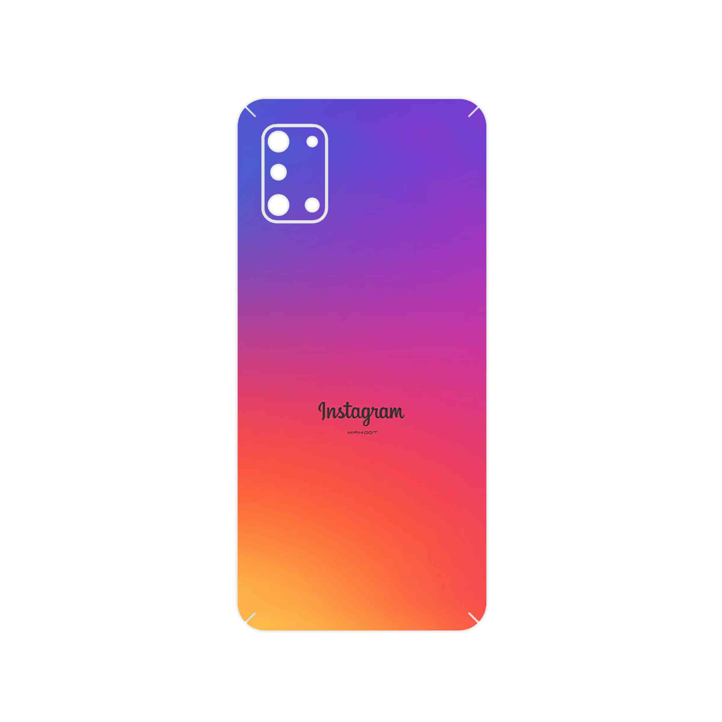 برچسب پوششی ماهوت مدل Instagram مناسب برای گوشی موبایل سامسونگ Galaxy A31