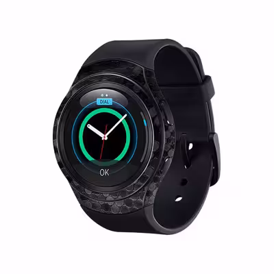 برچسب ماهوت طرح Honey-Comb-Circle مناسب برای ساعت هوشمند سامسونگ Galaxy Gear S2