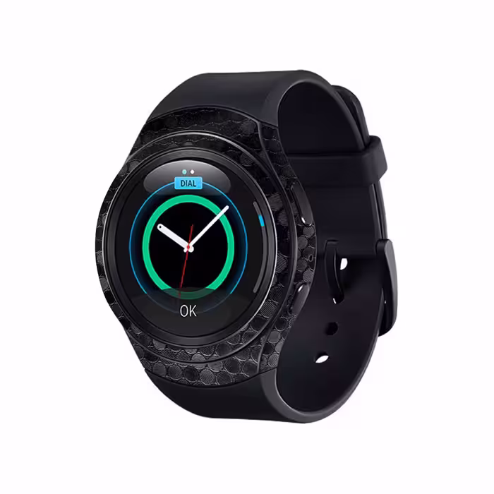 برچسب ماهوت طرح Honey-Comb-Circle مناسب برای ساعت هوشمند سامسونگ Galaxy Gear S2