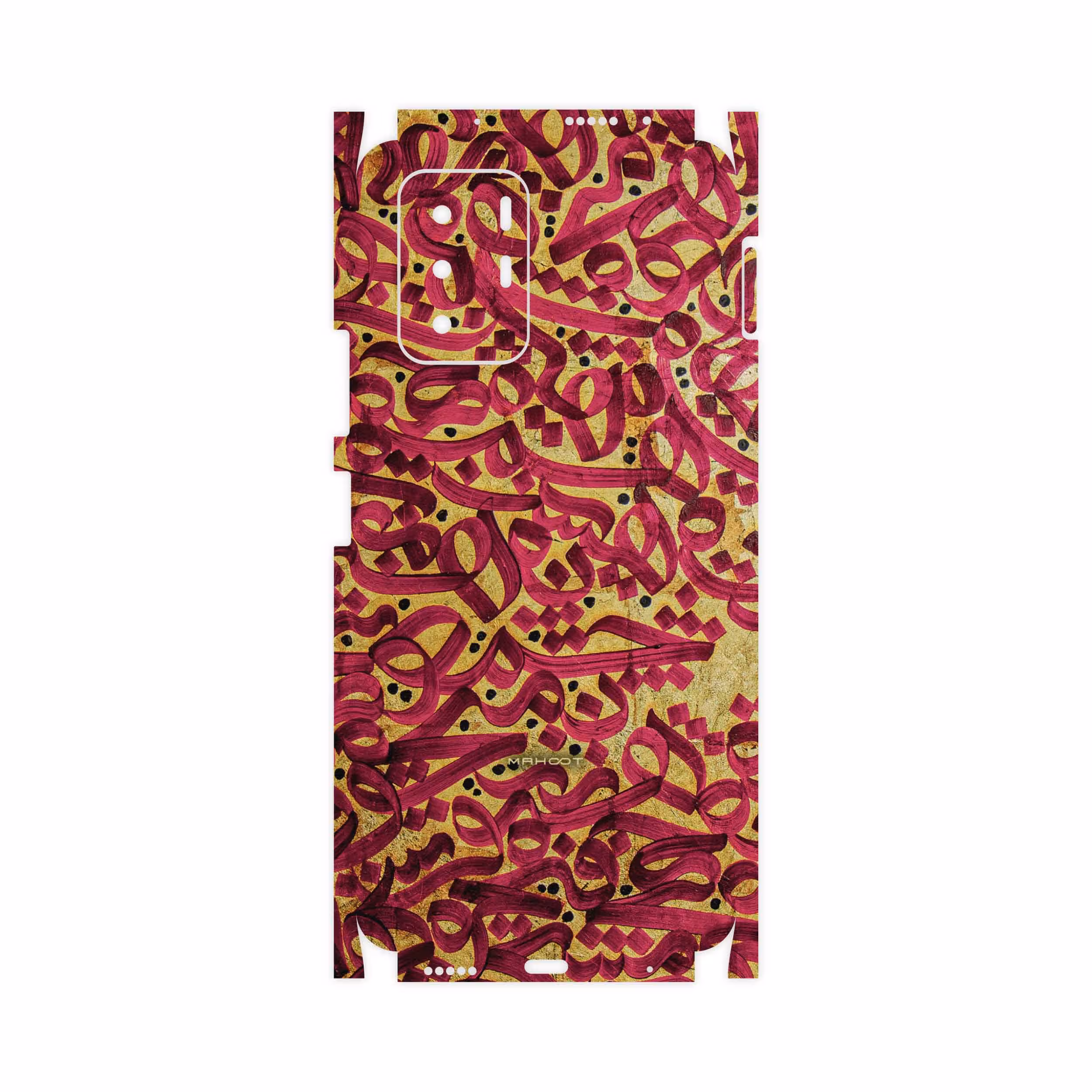 برچسب پوششی ماهوت مدل Nastaliq-6-FullSkin مناسب برای گوشی موبایل شیائومی Redmi Note 10 Pro (China)