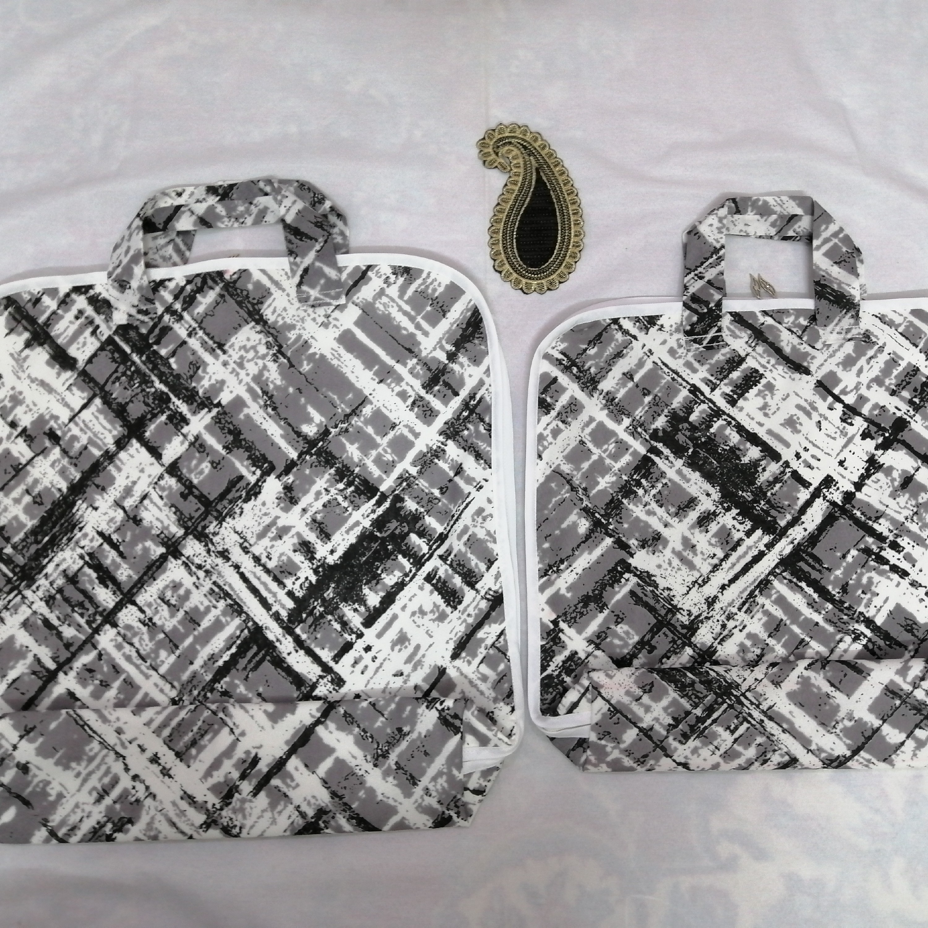 ساک خریدنان رنگ طوسی  ست سایز یک و دو 