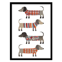 قیمت و خرید ‌‌‌‌تابلو دکوراتیو اتاق کودک مدل سگ کد 2241