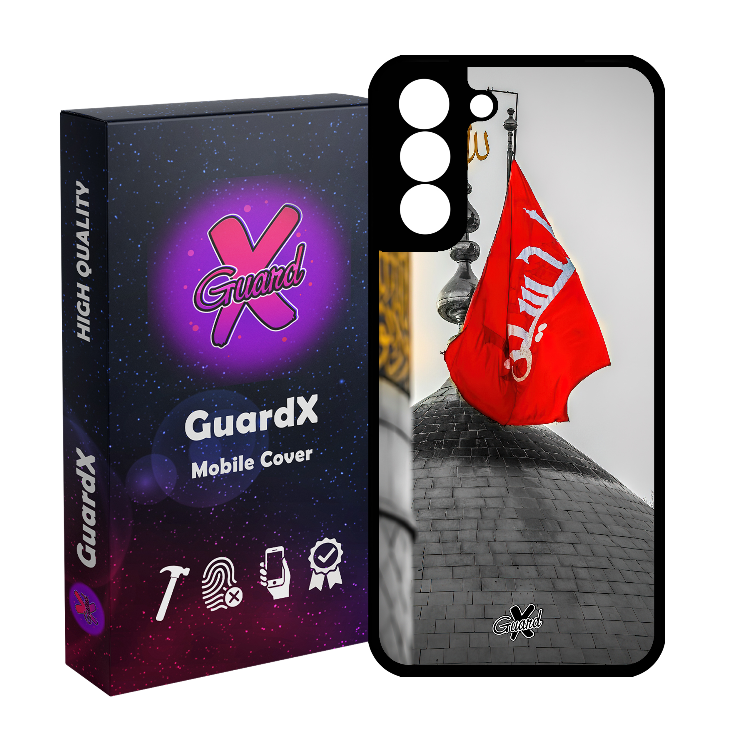 کاور گارد ایکس طرح محرم 2 مدل Glass10457 مناسب برای گوشی موبایل سامسونگ Galaxy S21 FE