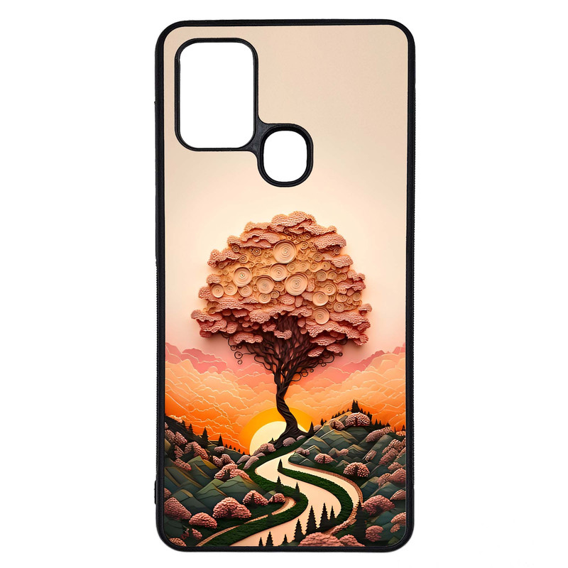 کاور طرح درخت کد G-127 مناسب برای گوشی موبایل سامسونگ Galaxy A21s | دیجی قاب دونی