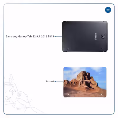 برچسب پوششی ماهوت مدل Kaloot مناسب برای تبلت سامسونگ Galaxy Tab S2 9.7 2015 T815