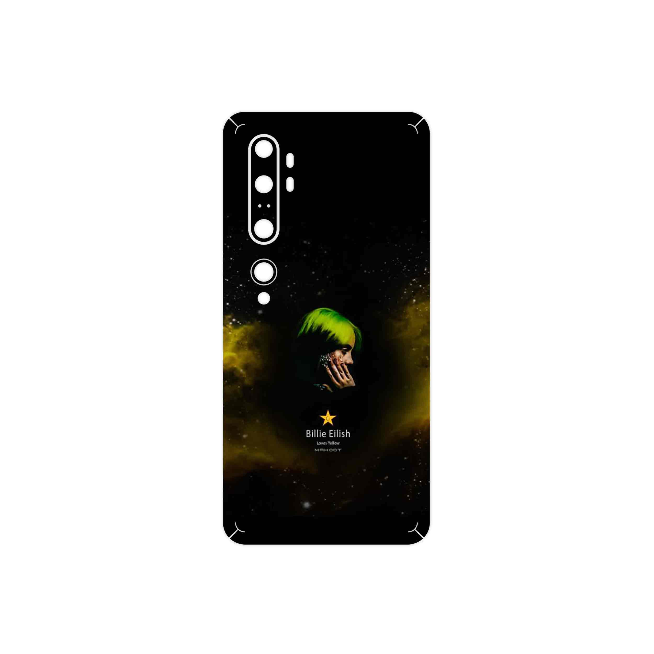 برچسب پوششی ماهوت مدل Billie Eilish مناسب برای گوشی موبایل شیائومی Mi Note 10