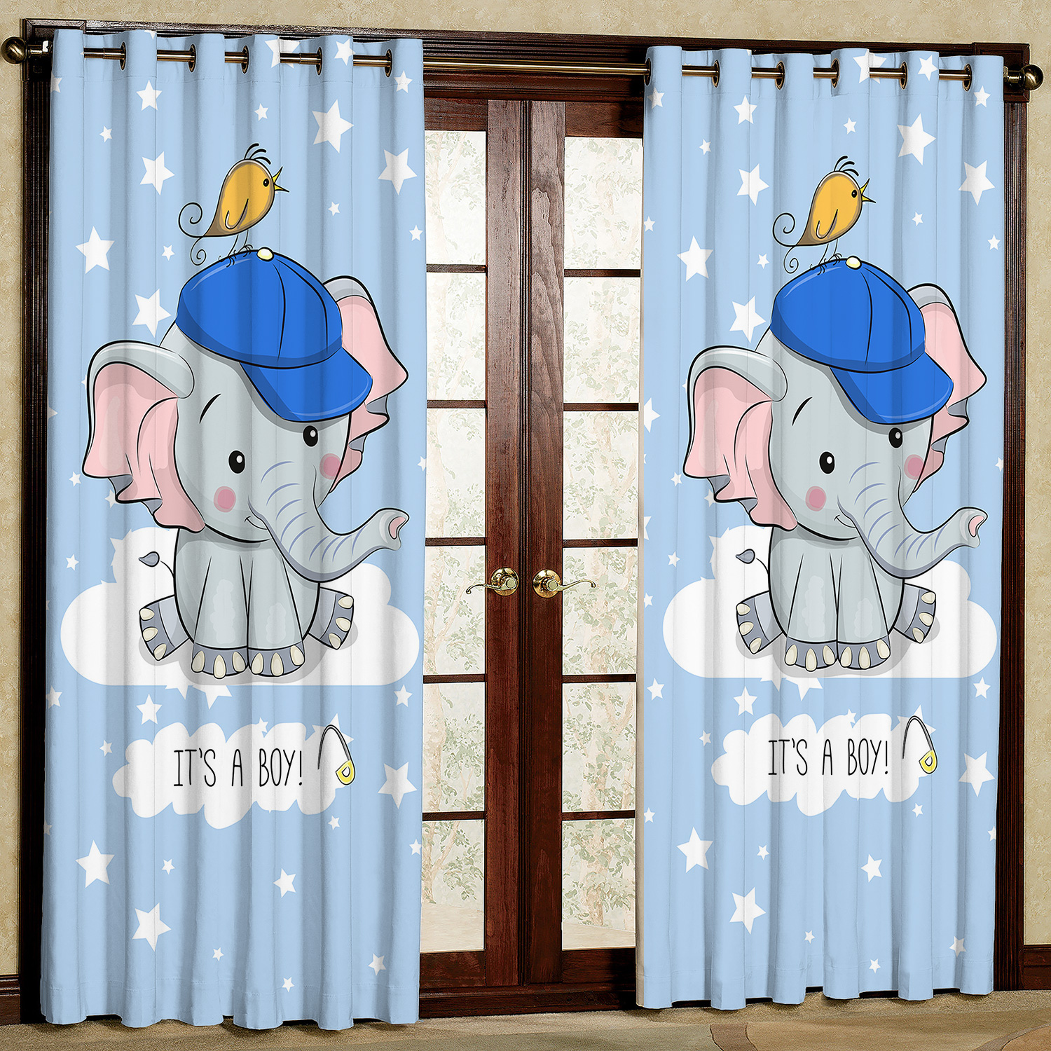 پرده مدل مخمل پانچی کد 4574 سایز 200x140 سانتی متر