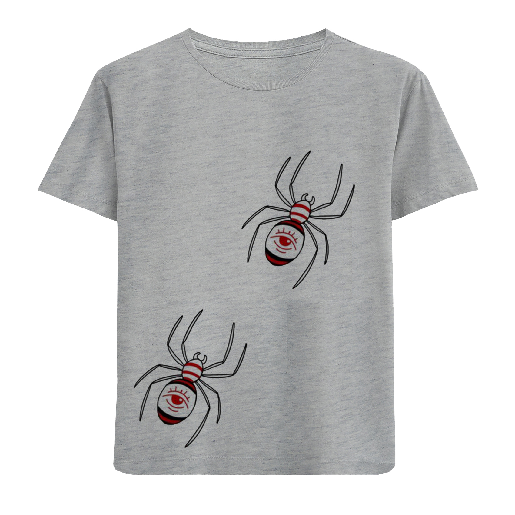 تی شرت آستین کوتاه بچگانه مدل عنکبوت ها D134