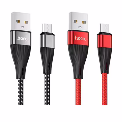 کابل تبدیل USB به microUSB هوکو مدل X57 طول 1 متر