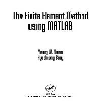 خرید و دانلود نسخه کامل کتاب The Finite Element Method Using Matlab