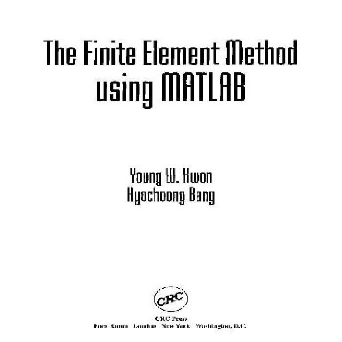 خرید و دانلود نسخه کامل کتاب The Finite Element Method Using Matlab