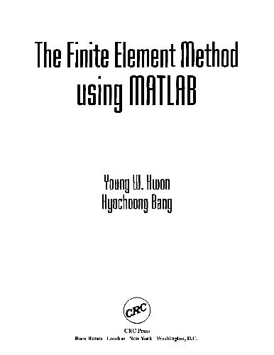 خرید و دانلود نسخه کامل کتاب The Finite Element Method Using Matlab