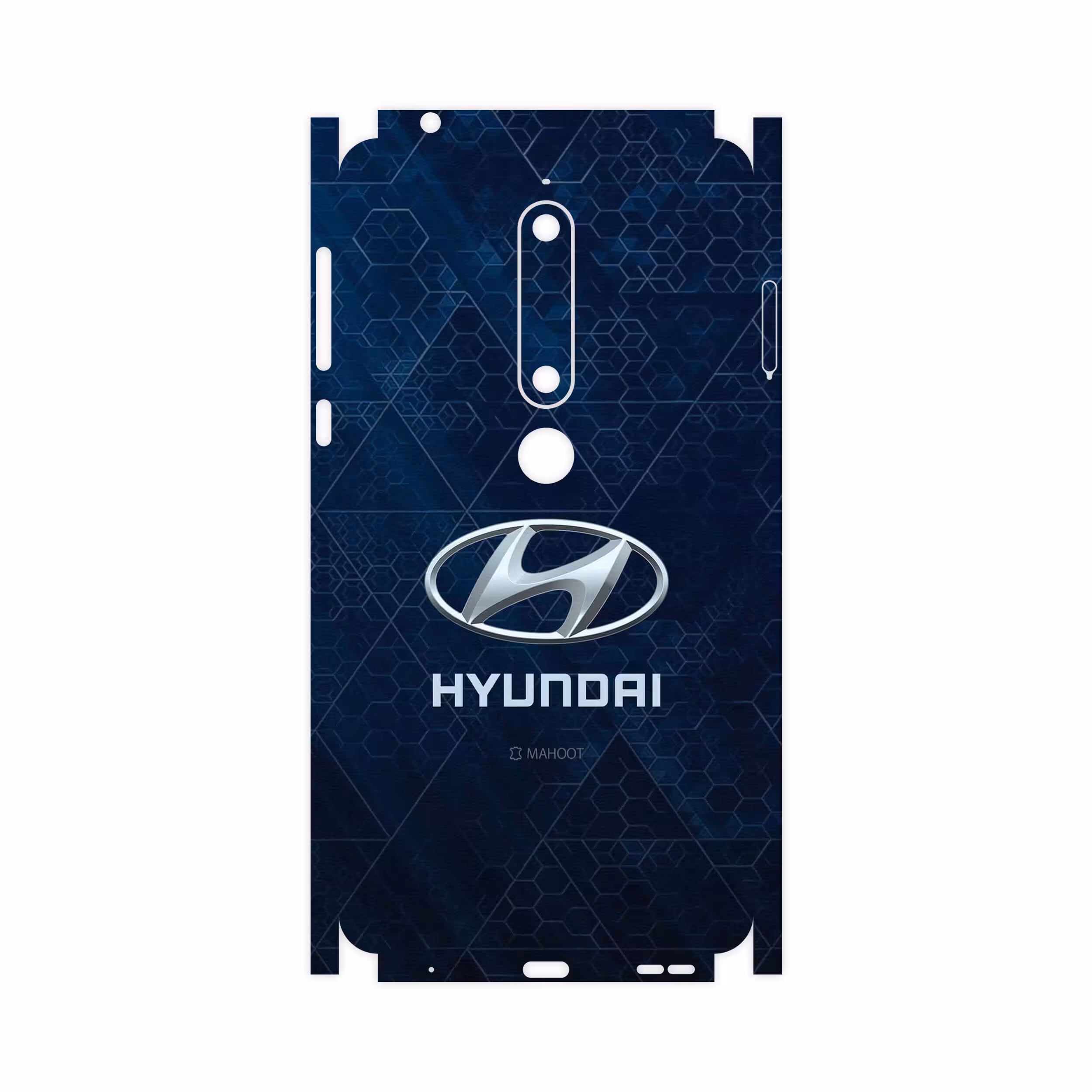 برچسب پوششی ماهوت مدل Hyundai-FullSkin مناسب برای گوشی موبایل نوکیا 6.1