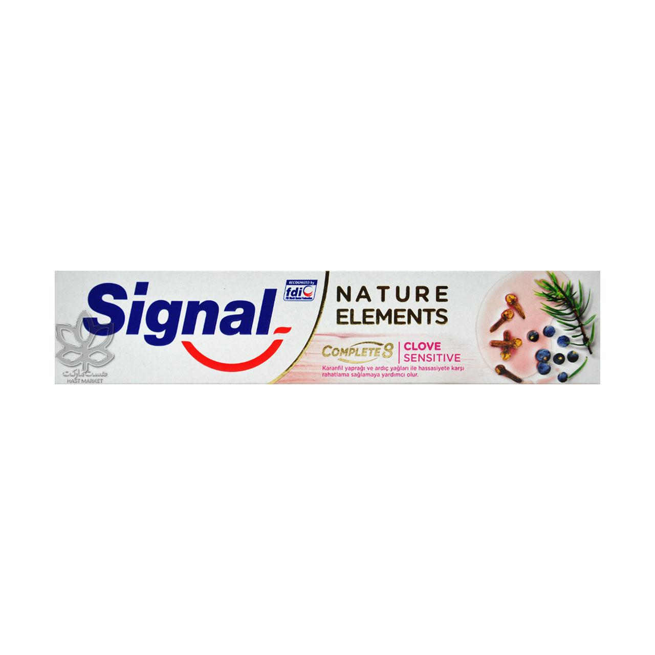 خمیر دندان ضد حساسیت ( روغن میخک ) 75 میل نیچر المنت سیگنال - signal