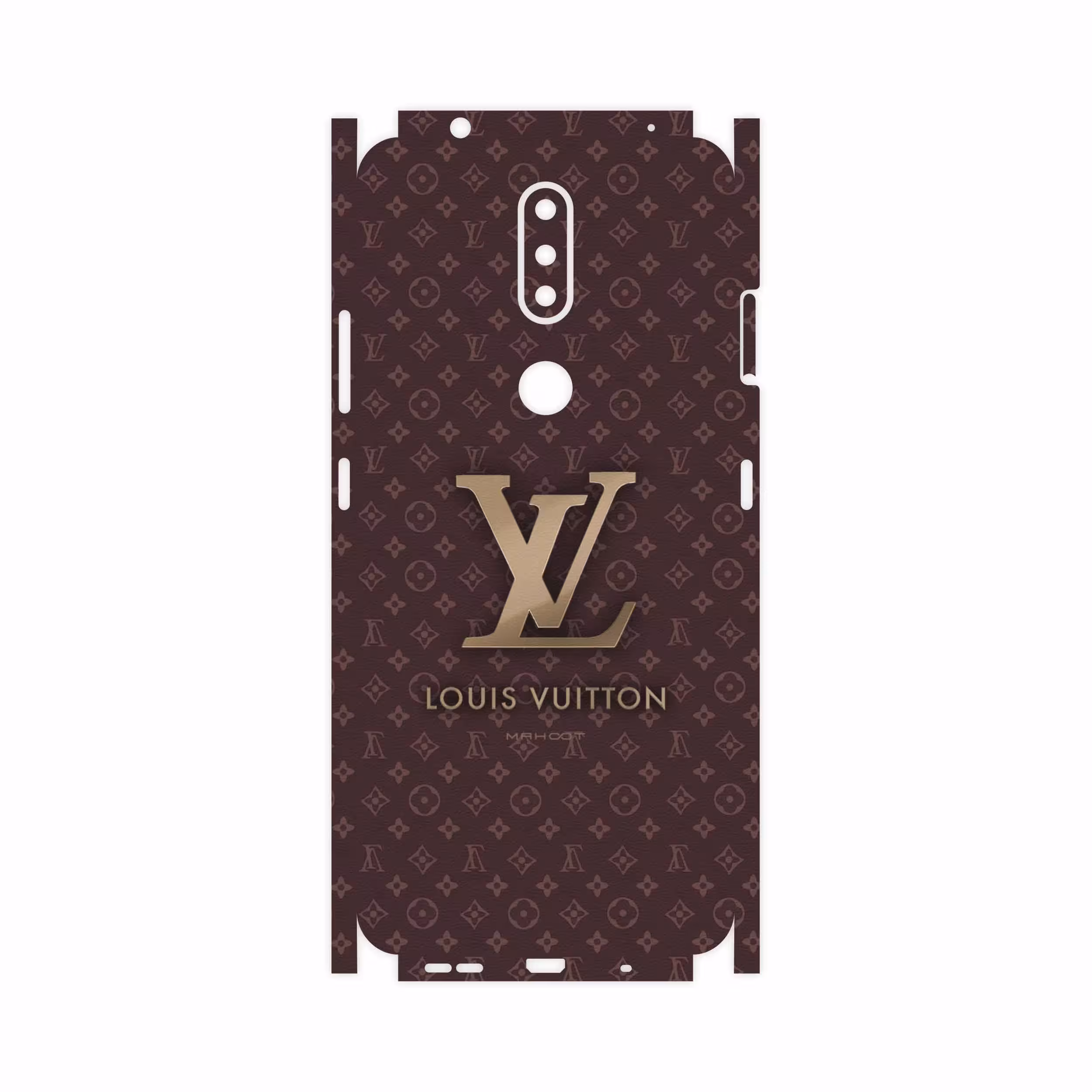 برچسب پوششی ماهوت مدل LOUIS-VUITTON-Logo-FullSkin مناسب برای گوشی موبایل نوکیا 2.4