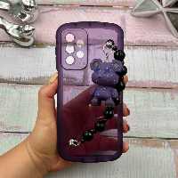 قاب گوشی Galaxy A23 4G سامسونگ ژله ای بالشتی دستبندی خرسی KAWS کد 47934