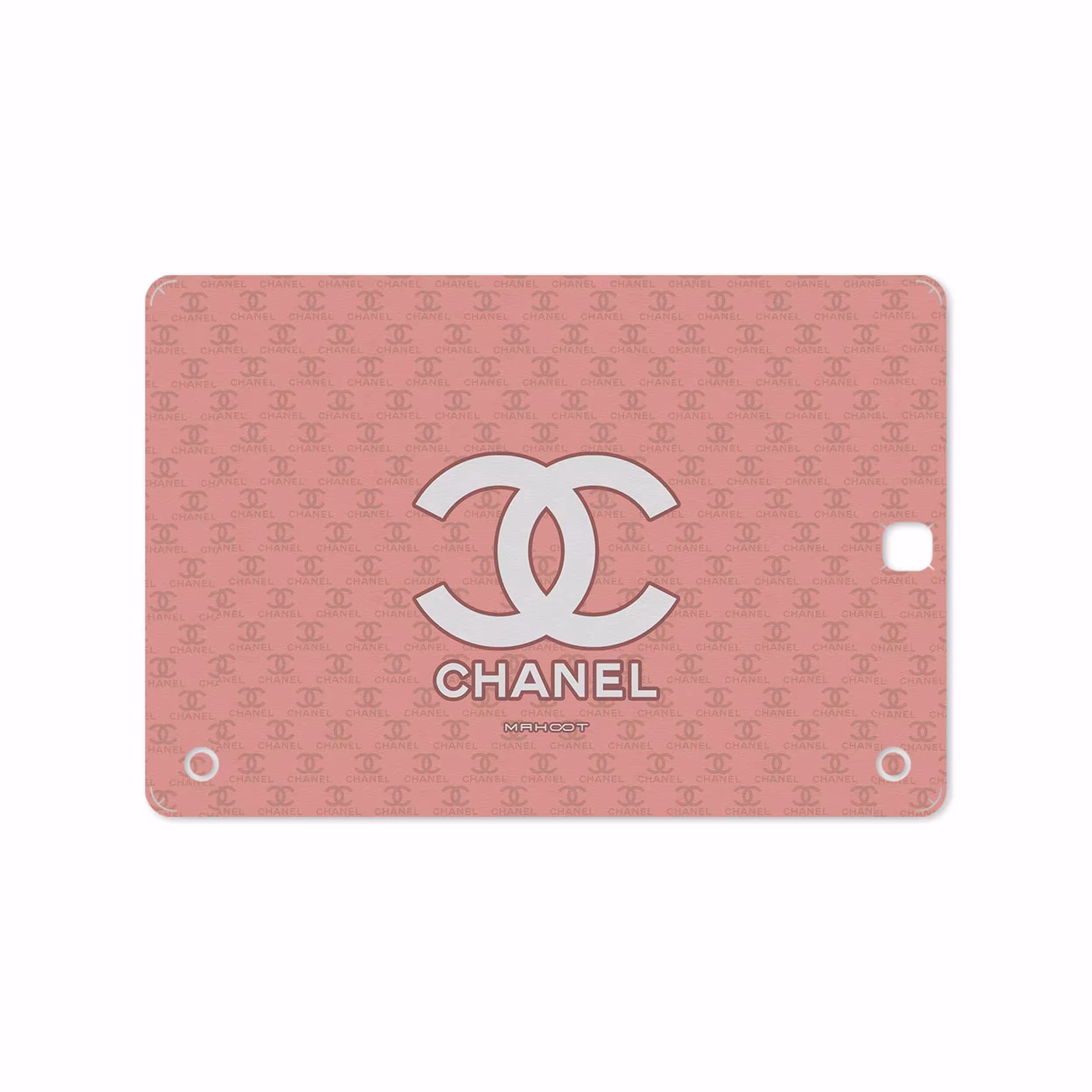 برچسب پوششی ماهوت مدل CHANEL-Logo مناسب برای تبلت سامسونگ Galaxy Tab A 9.7 2015 T555