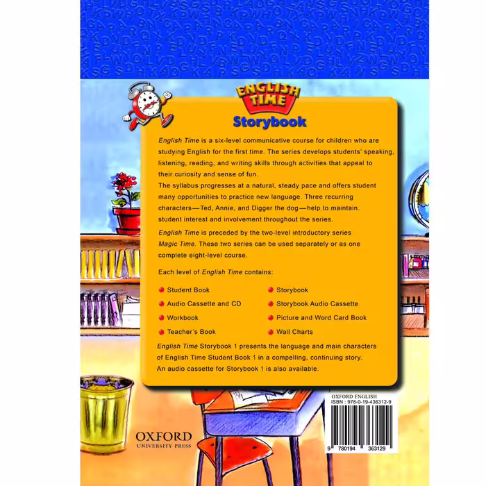 کتاب ENGLISH TIME 1 ANNIE AND THE MAP اثر SETSUKO TOYAMA انتشارات OXFORD