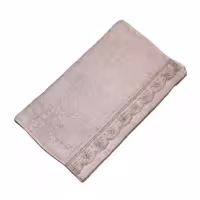 حوله دست و صورت فانتزی گیپور دار DECO BIANCA ترکیه سایز 50×90