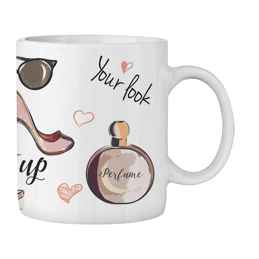  ماگ طرح لوازم آرایش کد 100373