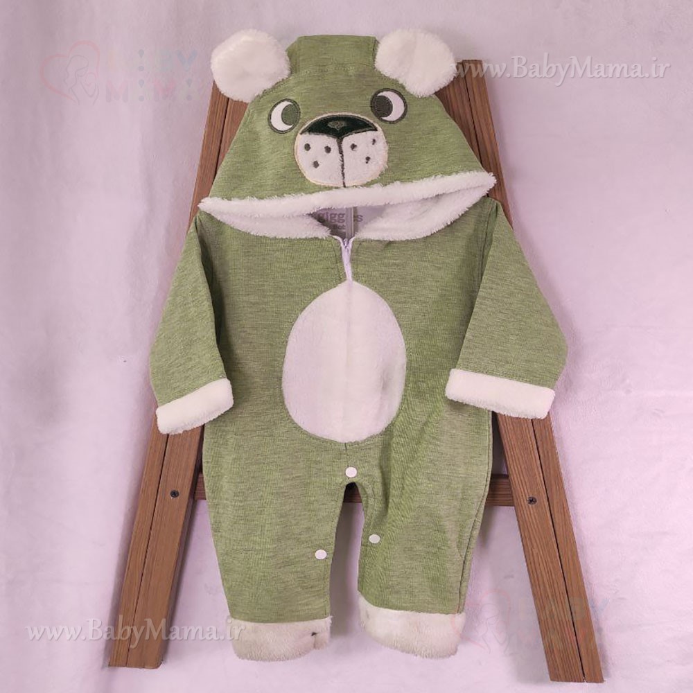 کاپشن سرهمی بره ای کلاه خرسی