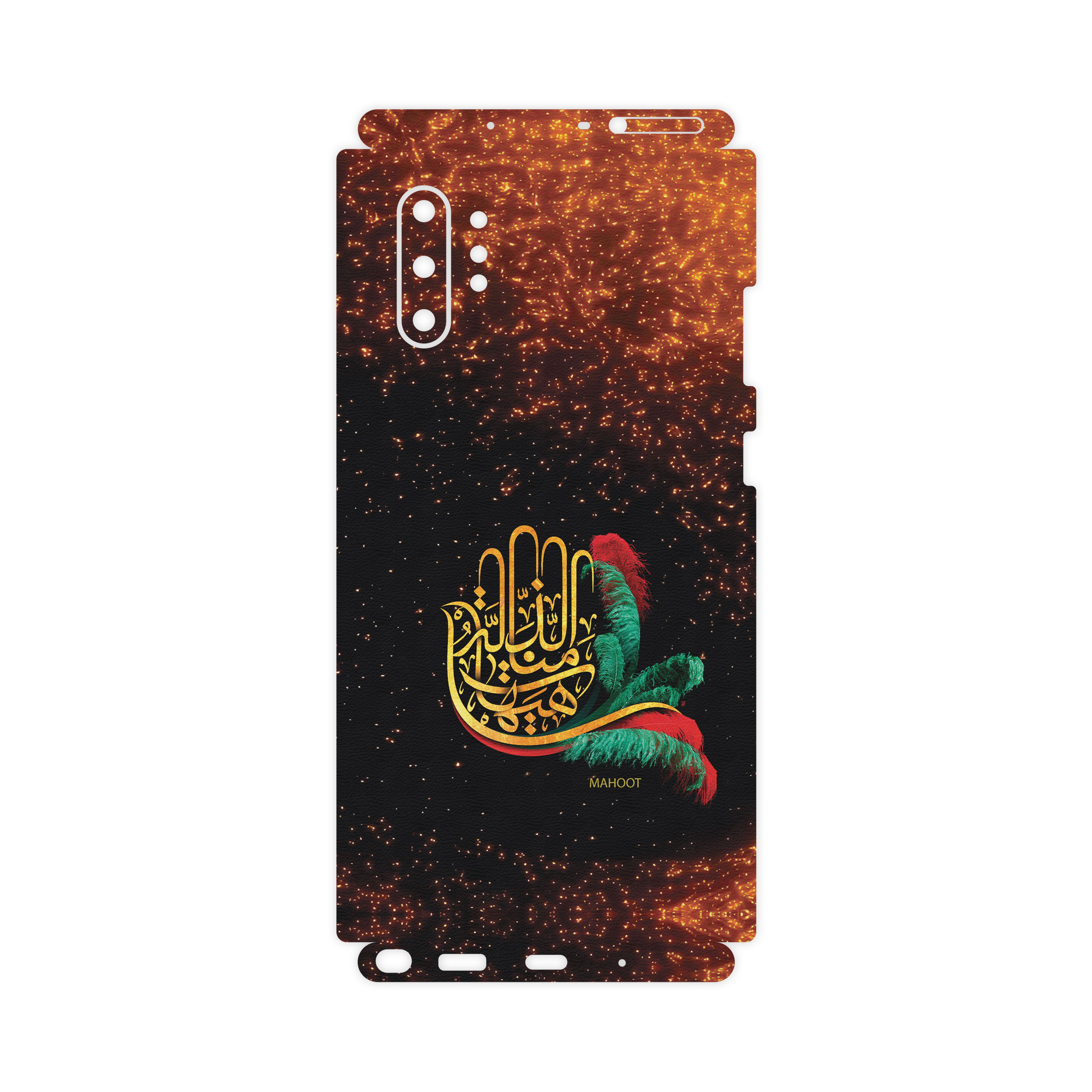 برچسب پوششی ماهوت مدل Full skin-Hyhat مناسب برای گوشی موبایل سامسونگ Galaxy Note10Plus