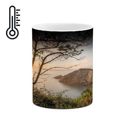 ماگ حرارتی کاکتی طرح منظره مدل mgh16296