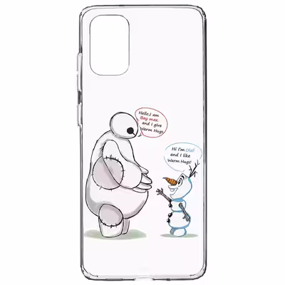 کاور طرح Olaf &amp; Baymax مناسب برای گوشی موبایل سامسونگ Galaxy A02S 