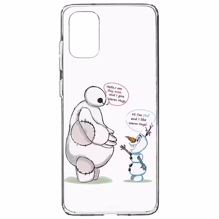 کاور طرح Olaf &amp; Baymax مناسب برای گوشی موبایل سامسونگ Galaxy A02S 