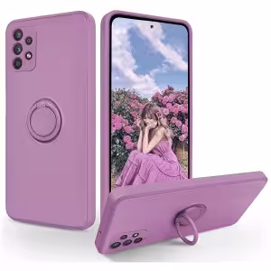 قاب سیلیکونی رینگ دار با بند سامسونگ A72 5G