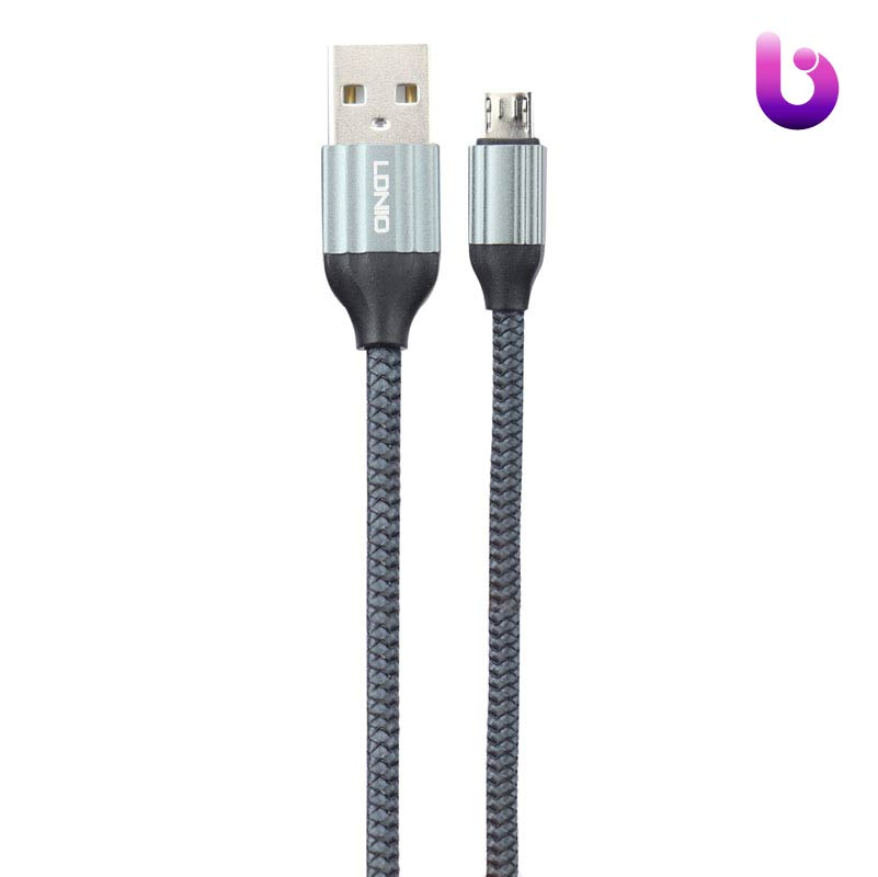 کابل میکرو یو اس بی LDNIO LS432 2.4A 2m