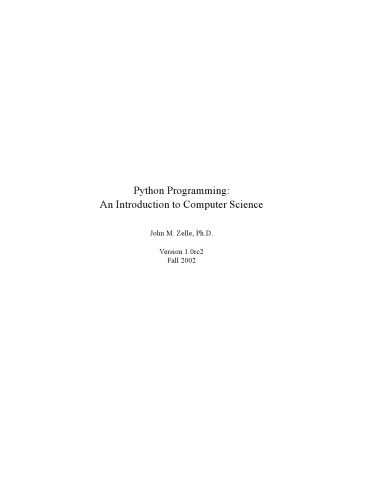 خرید و دانلود نسخه کامل کتاب Python Programming: An Introduction to Computer Science