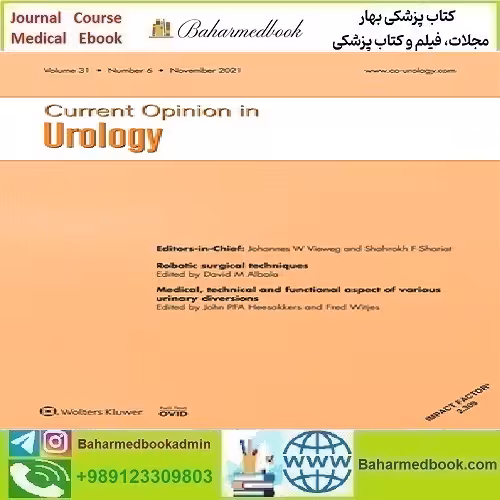 Current Opinion in Urology 2024 Full Archives TRUE PDF price 15€ - کتاب پزشکی بهار