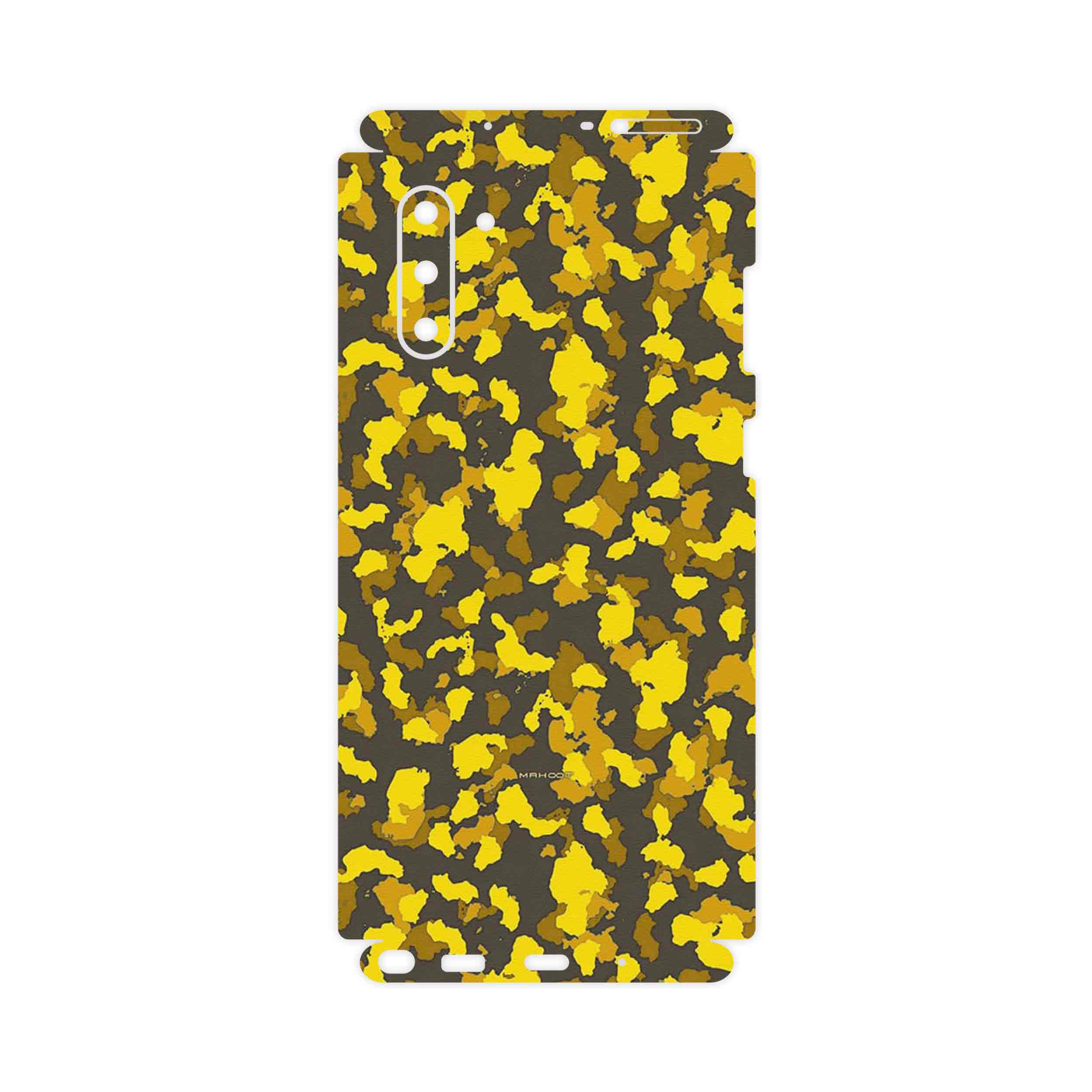 برچسب پوششی ماهوت مدل Yellow Infantry Army-FullSkin مناسب برای گوشی موبایل سامسونگ Galaxy Note 10