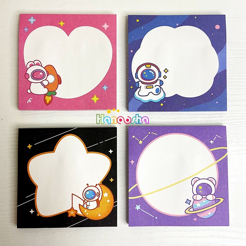 استیکی نوت فصانورد کد 03 | کاغذ یادداشت چسب دار