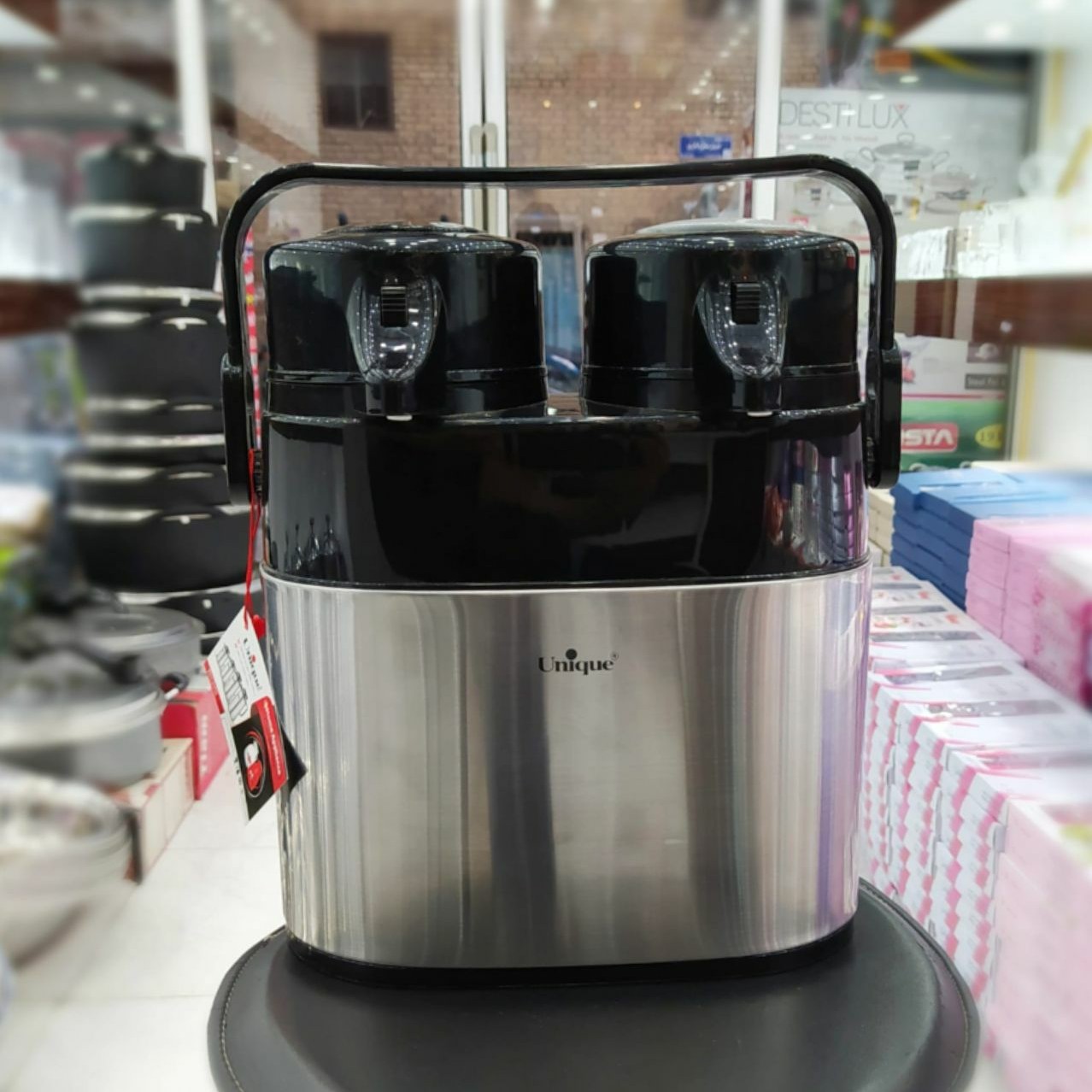 فلاکس شیشه ای دو قلو یونیک