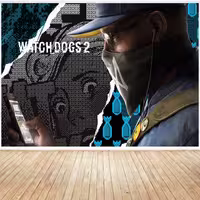 تابلو شاسی مدل گیمینگ طرح پوستر  بازی کامپیوتر ی واچ داگز  watch dogs کد 1108 | دنیای قاب