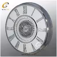 ساعت دیواری اورجینال آرتمیس آلیاژ فلزی نقره ای| کد رفرنس 90047، مدل: 2044Silver White