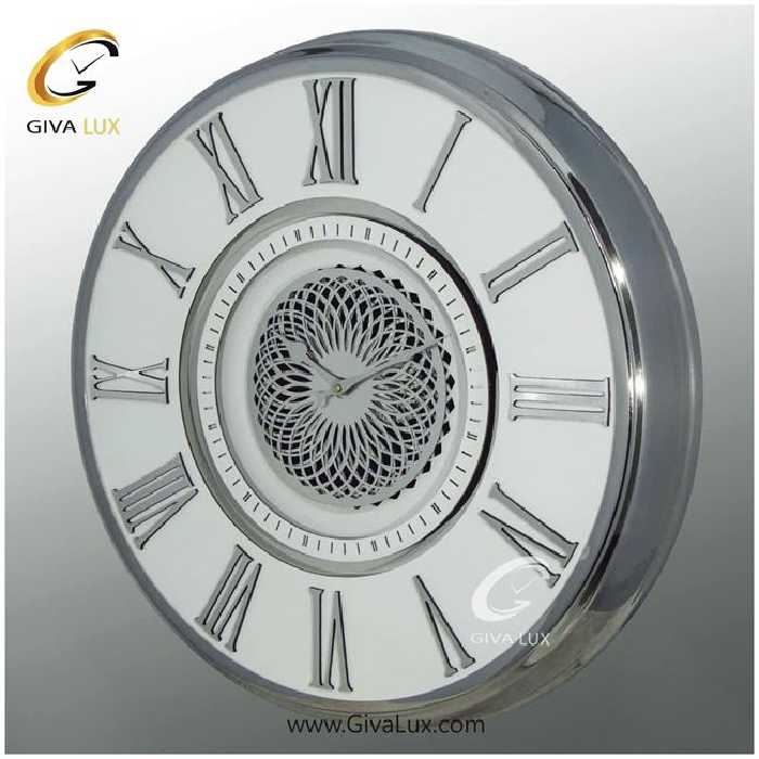 ساعت دیواری اورجینال آرتمیس آلیاژ فلزی نقره ای| کد رفرنس 90047، مدل: 2044Silver White