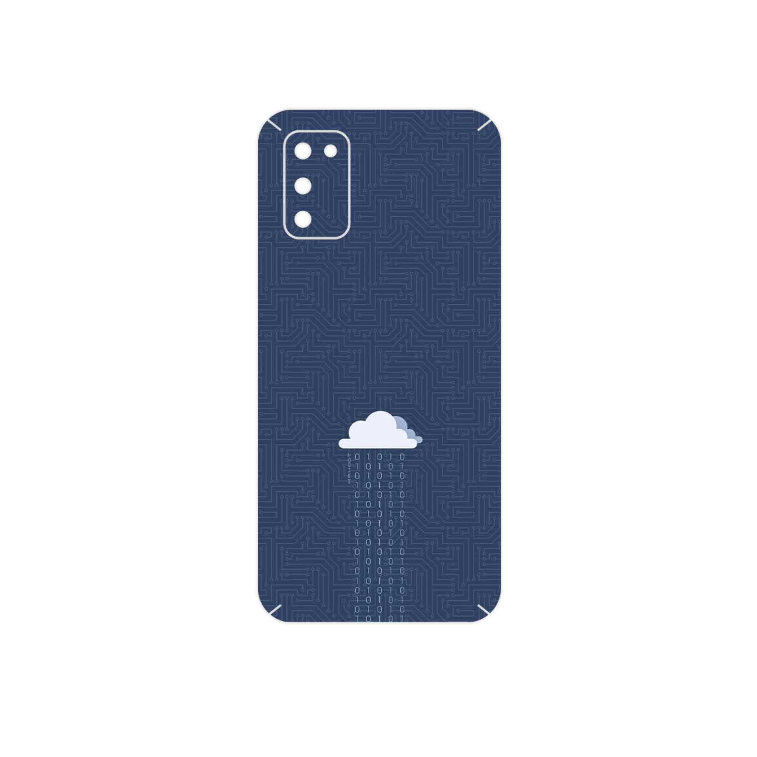 برچسب پوششی ماهوت مدل Minimal Data Cloud مناسب برای گوشی موبایل سامسونگ Galaxy A02S